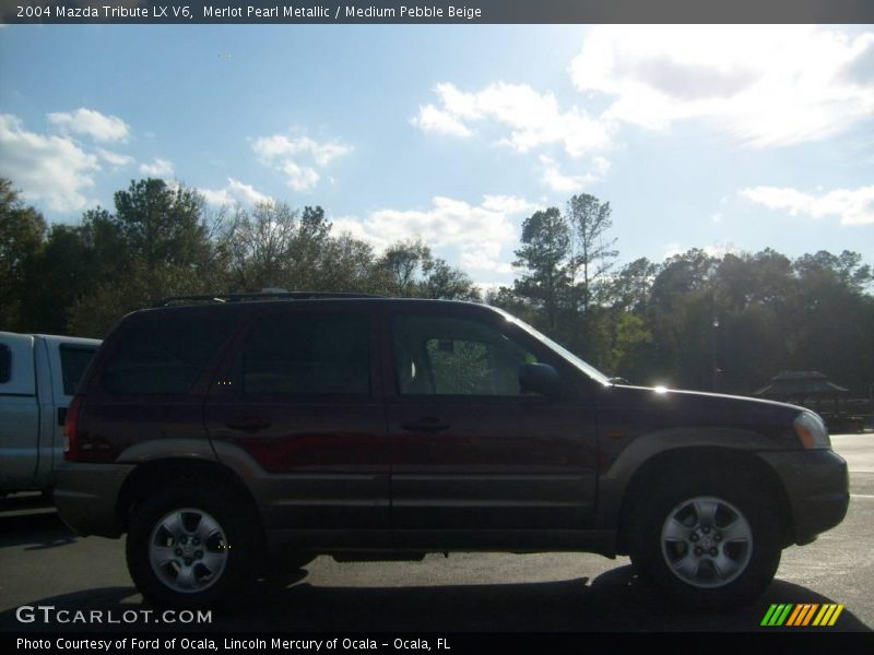 Merlot Pearl Metallic / Medium Pebble Beige 2004 Mazda Tribute LX V6