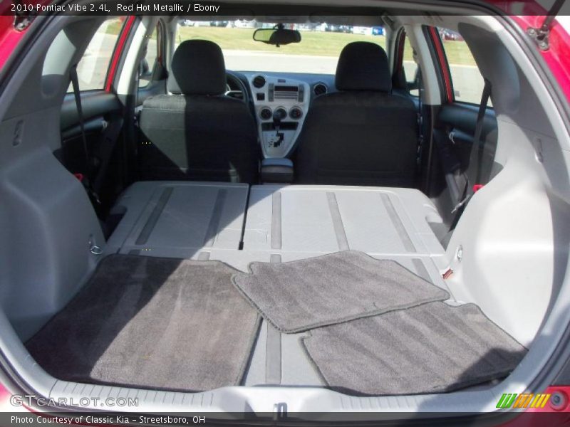 Red Hot Metallic / Ebony 2010 Pontiac Vibe 2.4L