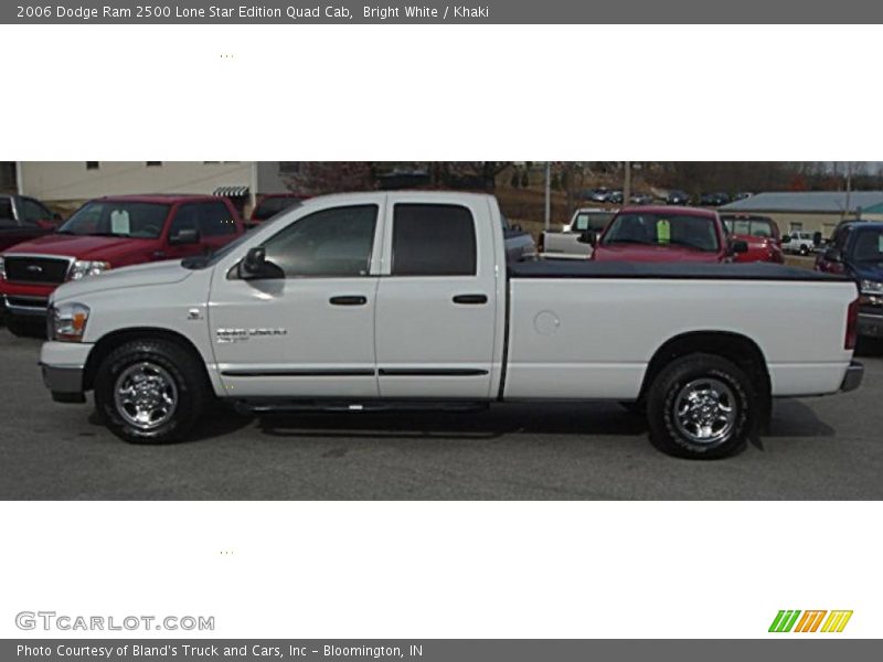 Bright White / Khaki 2006 Dodge Ram 2500 Lone Star Edition Quad Cab