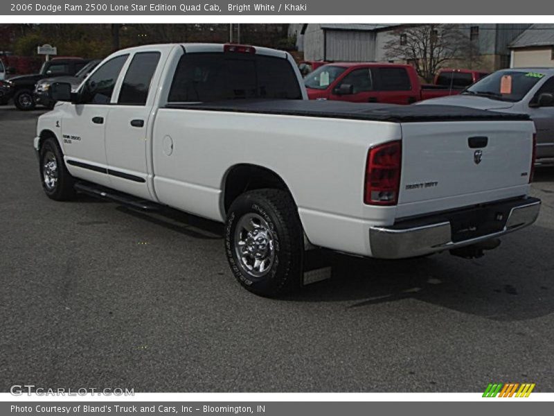 Bright White / Khaki 2006 Dodge Ram 2500 Lone Star Edition Quad Cab