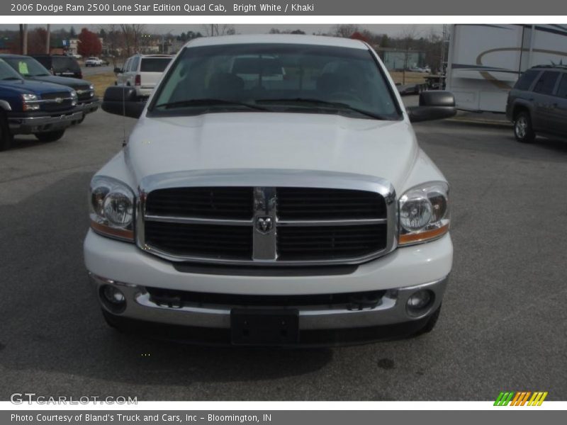 Bright White / Khaki 2006 Dodge Ram 2500 Lone Star Edition Quad Cab