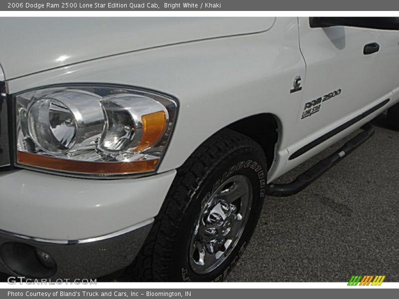 Bright White / Khaki 2006 Dodge Ram 2500 Lone Star Edition Quad Cab