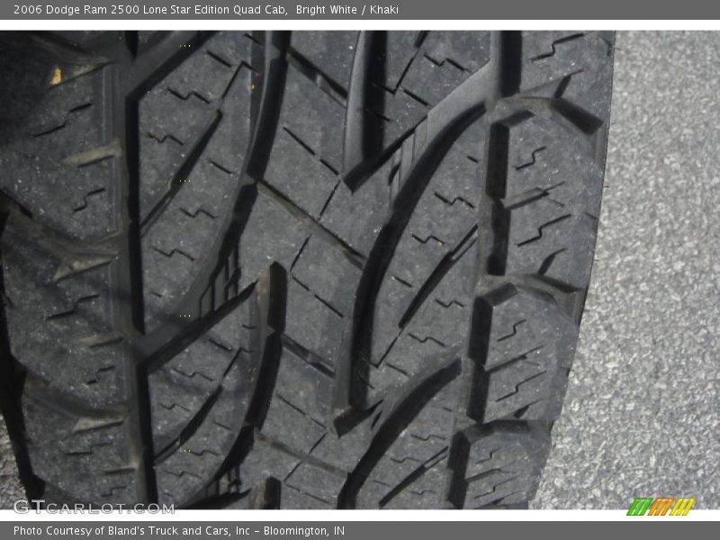 Bright White / Khaki 2006 Dodge Ram 2500 Lone Star Edition Quad Cab