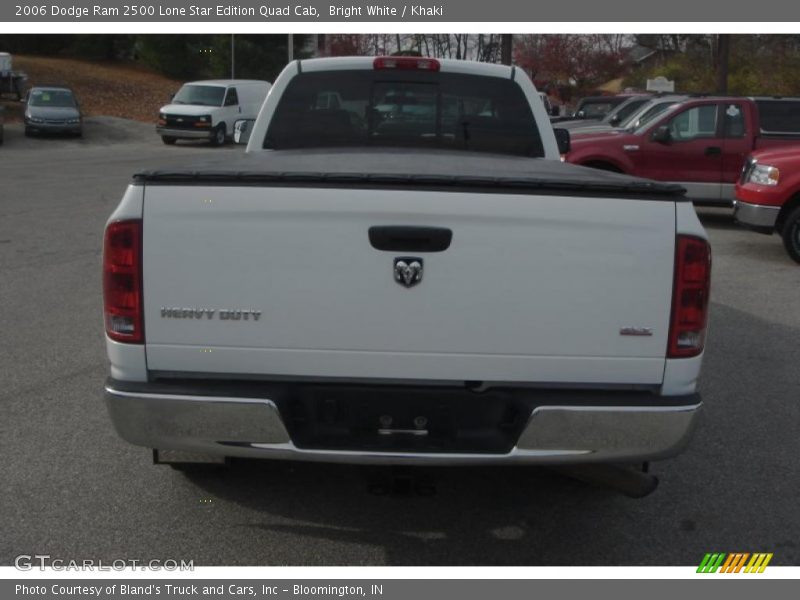 Bright White / Khaki 2006 Dodge Ram 2500 Lone Star Edition Quad Cab