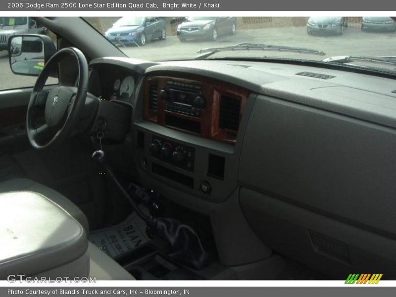 Bright White / Khaki 2006 Dodge Ram 2500 Lone Star Edition Quad Cab