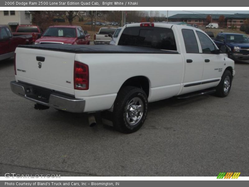 Bright White / Khaki 2006 Dodge Ram 2500 Lone Star Edition Quad Cab