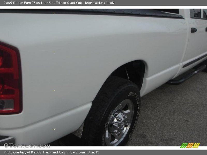 Bright White / Khaki 2006 Dodge Ram 2500 Lone Star Edition Quad Cab