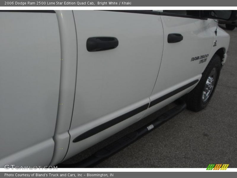 Bright White / Khaki 2006 Dodge Ram 2500 Lone Star Edition Quad Cab