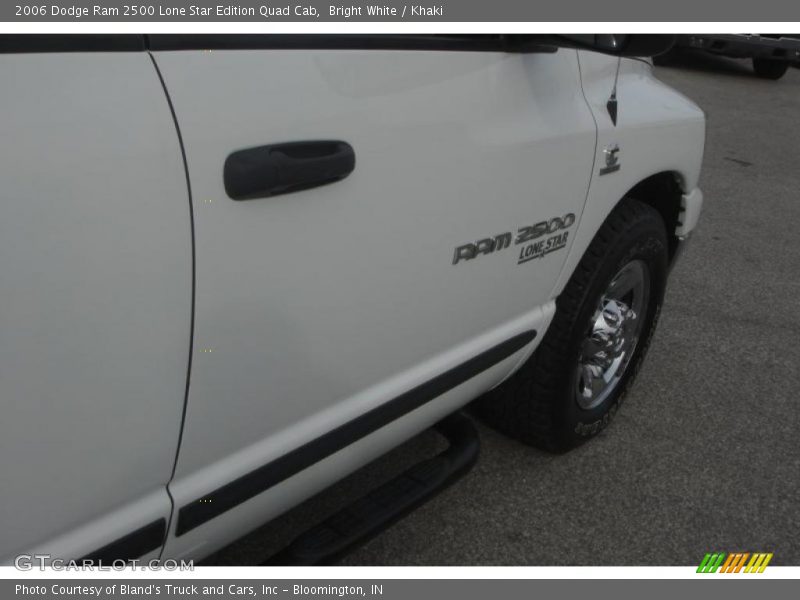 Bright White / Khaki 2006 Dodge Ram 2500 Lone Star Edition Quad Cab