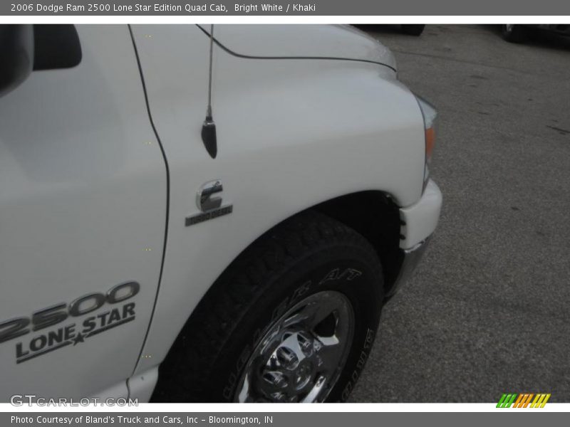 Bright White / Khaki 2006 Dodge Ram 2500 Lone Star Edition Quad Cab