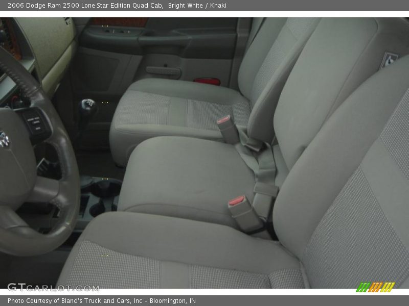 Bright White / Khaki 2006 Dodge Ram 2500 Lone Star Edition Quad Cab