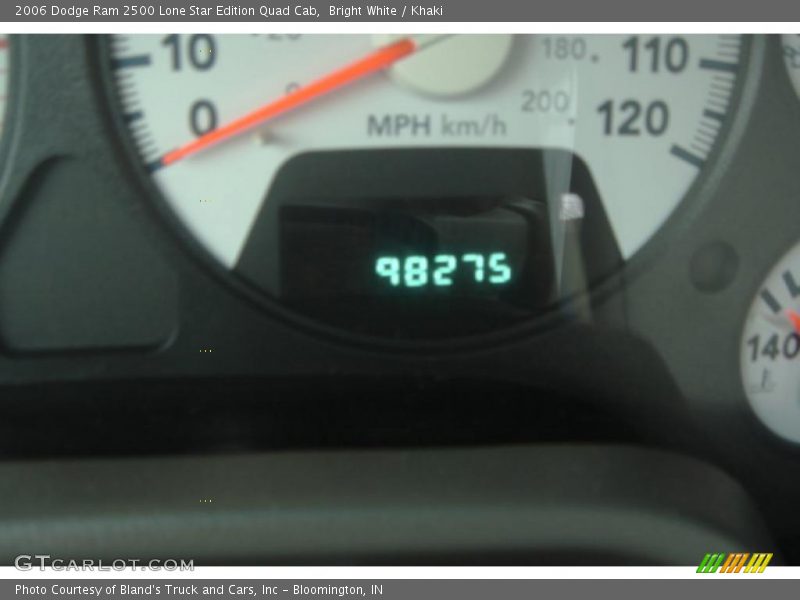 Bright White / Khaki 2006 Dodge Ram 2500 Lone Star Edition Quad Cab