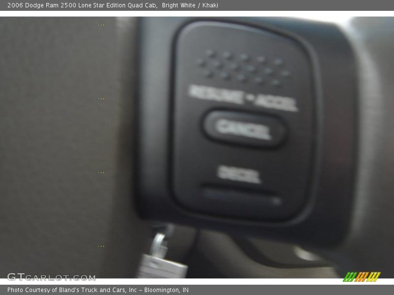 Bright White / Khaki 2006 Dodge Ram 2500 Lone Star Edition Quad Cab