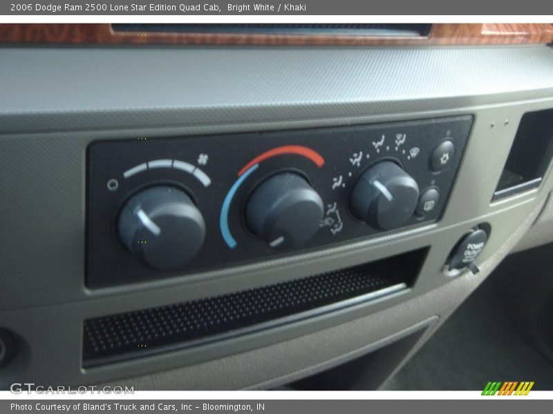 Bright White / Khaki 2006 Dodge Ram 2500 Lone Star Edition Quad Cab