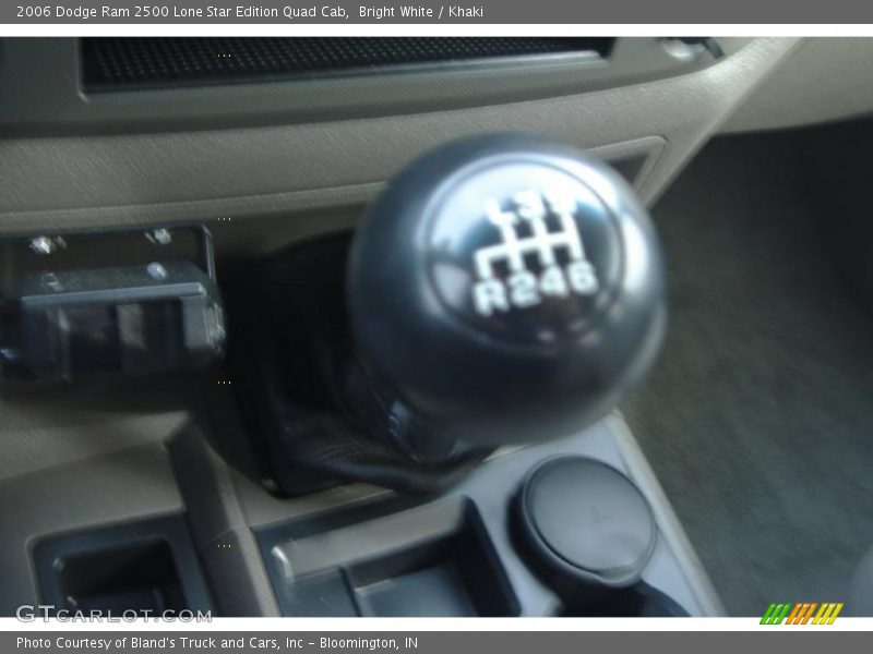 Bright White / Khaki 2006 Dodge Ram 2500 Lone Star Edition Quad Cab