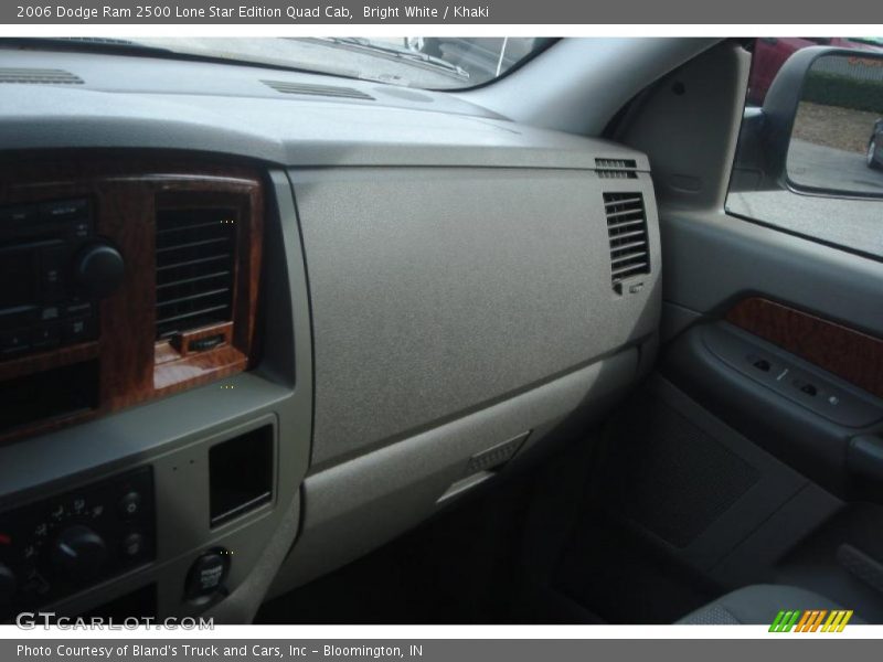 Bright White / Khaki 2006 Dodge Ram 2500 Lone Star Edition Quad Cab