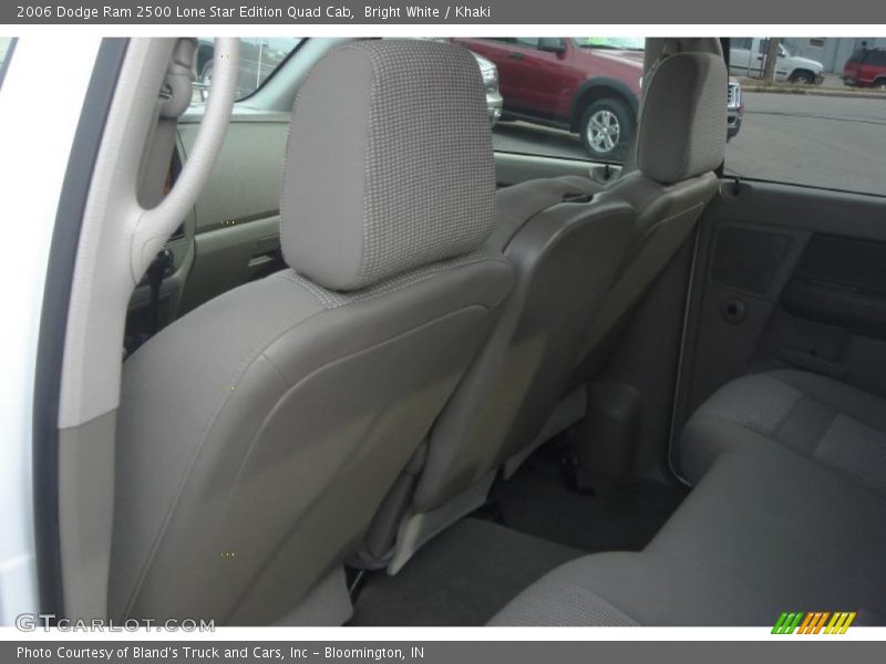 Bright White / Khaki 2006 Dodge Ram 2500 Lone Star Edition Quad Cab
