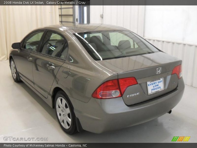 Galaxy Gray Metallic / Gray 2008 Honda Civic LX Sedan