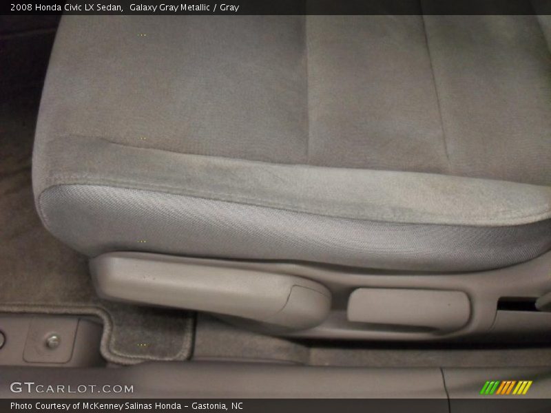 Galaxy Gray Metallic / Gray 2008 Honda Civic LX Sedan