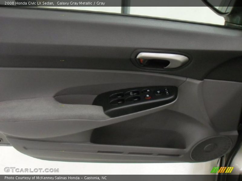 Galaxy Gray Metallic / Gray 2008 Honda Civic LX Sedan