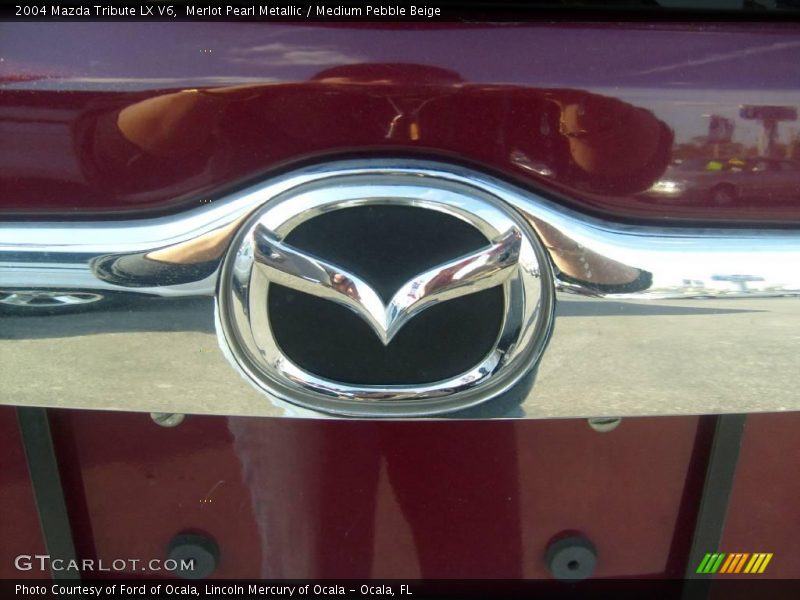 Merlot Pearl Metallic / Medium Pebble Beige 2004 Mazda Tribute LX V6