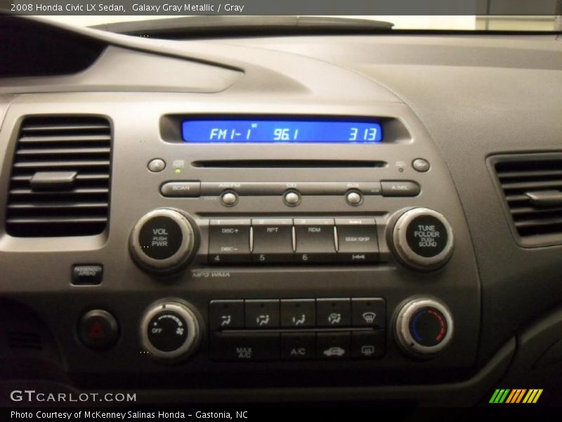 Galaxy Gray Metallic / Gray 2008 Honda Civic LX Sedan