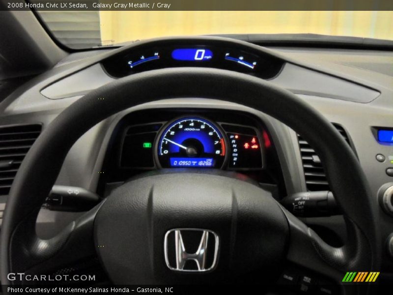 Galaxy Gray Metallic / Gray 2008 Honda Civic LX Sedan