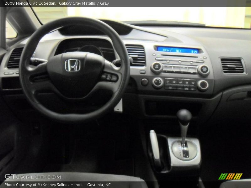 Galaxy Gray Metallic / Gray 2008 Honda Civic LX Sedan