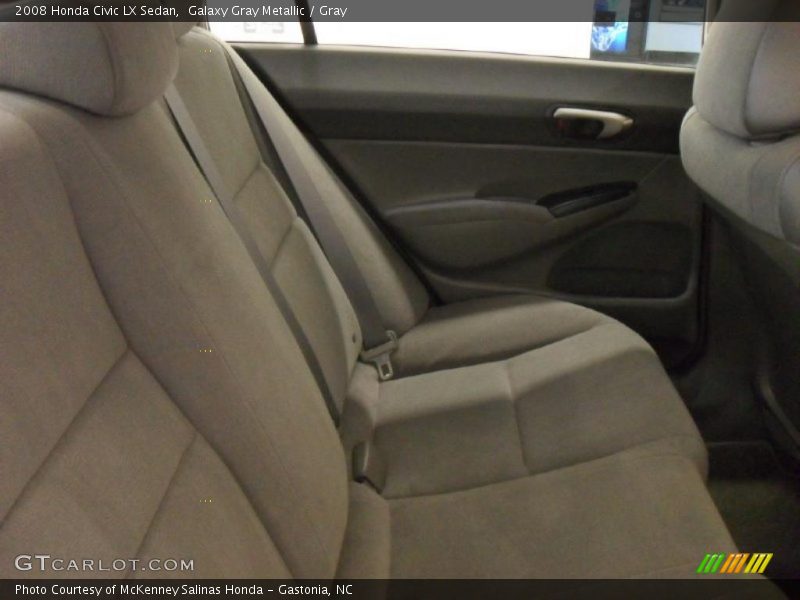 Galaxy Gray Metallic / Gray 2008 Honda Civic LX Sedan
