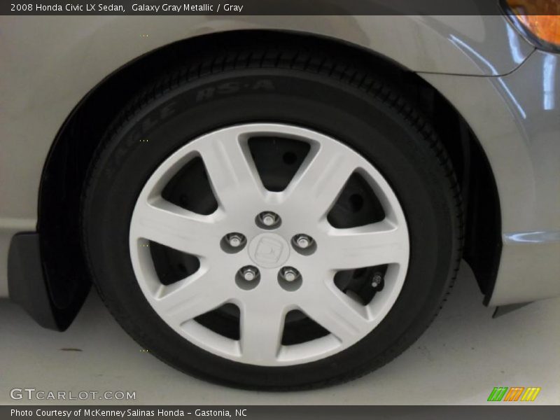 Galaxy Gray Metallic / Gray 2008 Honda Civic LX Sedan