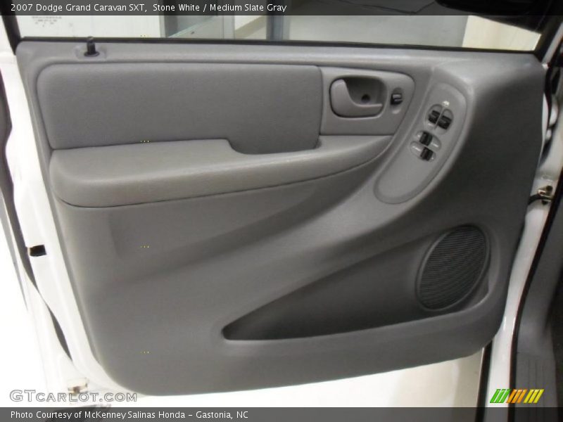 Stone White / Medium Slate Gray 2007 Dodge Grand Caravan SXT