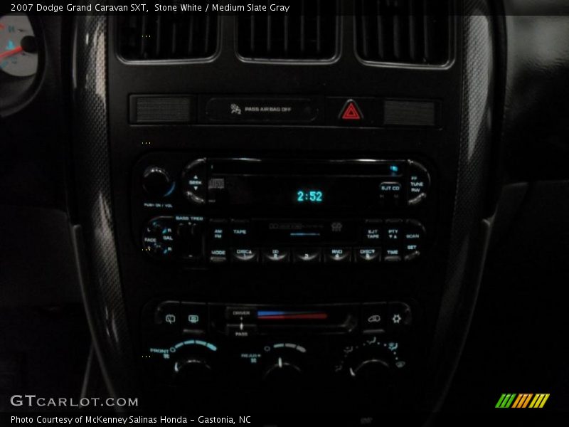 Stone White / Medium Slate Gray 2007 Dodge Grand Caravan SXT