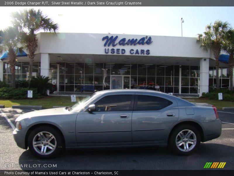 Silver Steel Metallic / Dark Slate Gray/Light Graystone 2006 Dodge Charger R/T