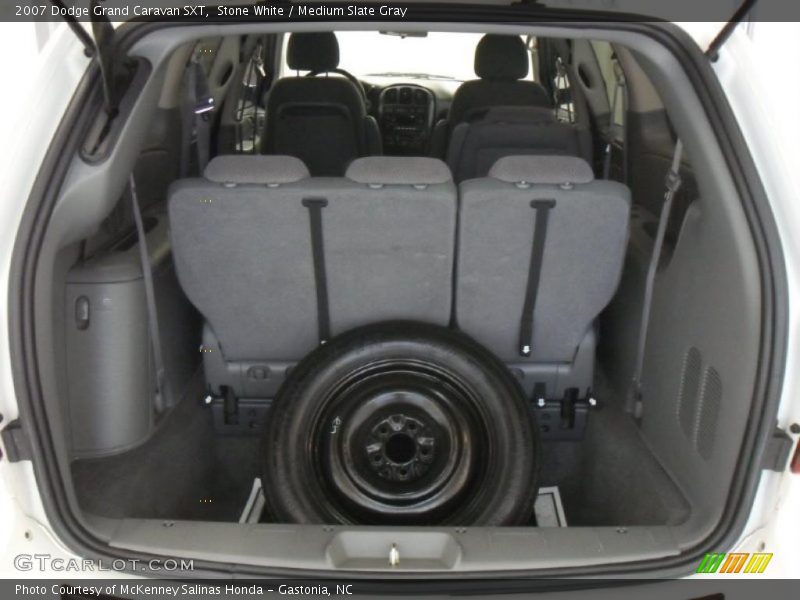 Stone White / Medium Slate Gray 2007 Dodge Grand Caravan SXT