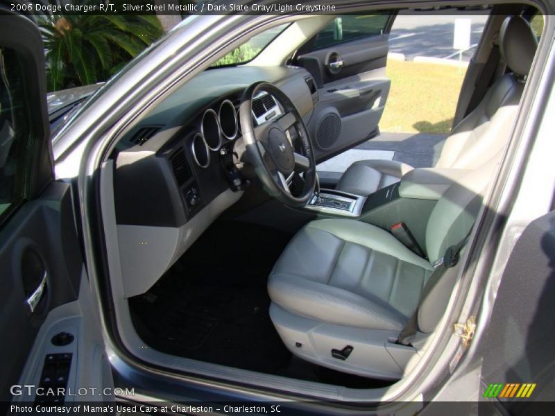 Silver Steel Metallic / Dark Slate Gray/Light Graystone 2006 Dodge Charger R/T