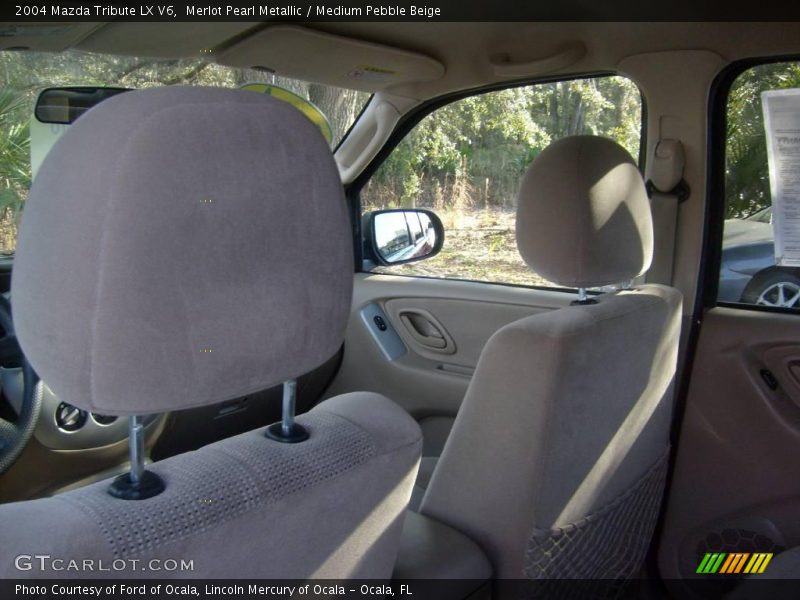 Merlot Pearl Metallic / Medium Pebble Beige 2004 Mazda Tribute LX V6