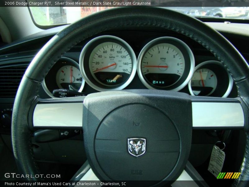 Silver Steel Metallic / Dark Slate Gray/Light Graystone 2006 Dodge Charger R/T