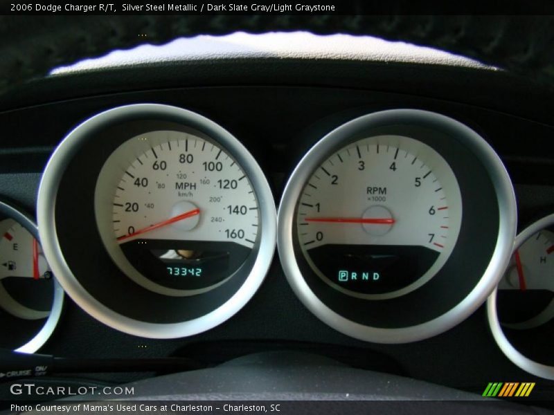 Silver Steel Metallic / Dark Slate Gray/Light Graystone 2006 Dodge Charger R/T