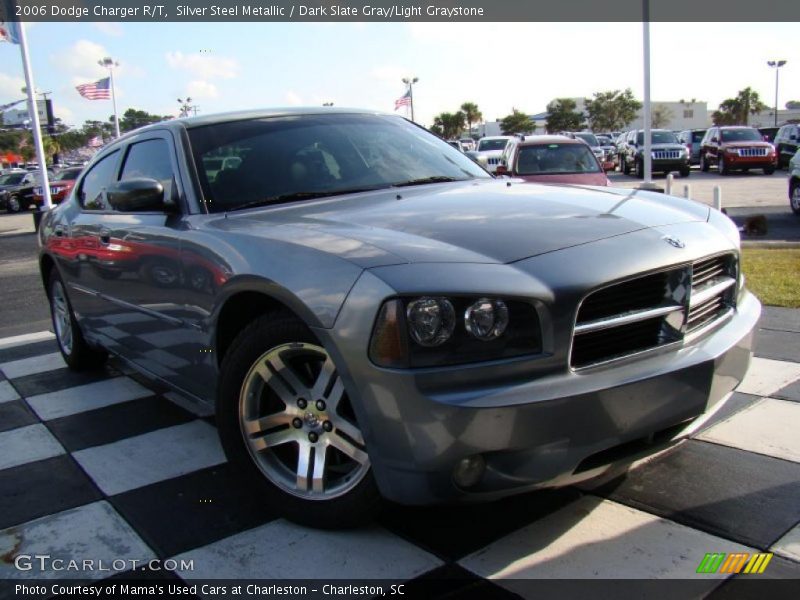 Silver Steel Metallic / Dark Slate Gray/Light Graystone 2006 Dodge Charger R/T