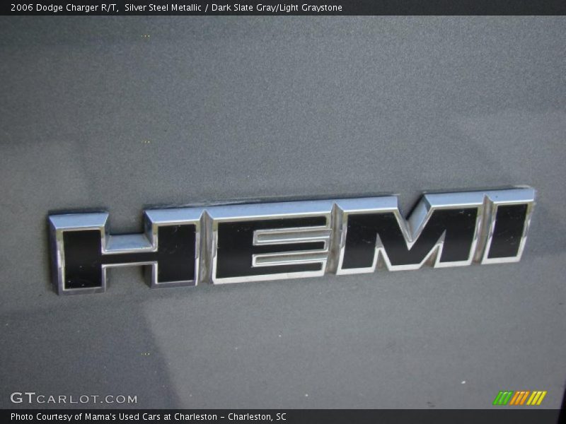 Silver Steel Metallic / Dark Slate Gray/Light Graystone 2006 Dodge Charger R/T