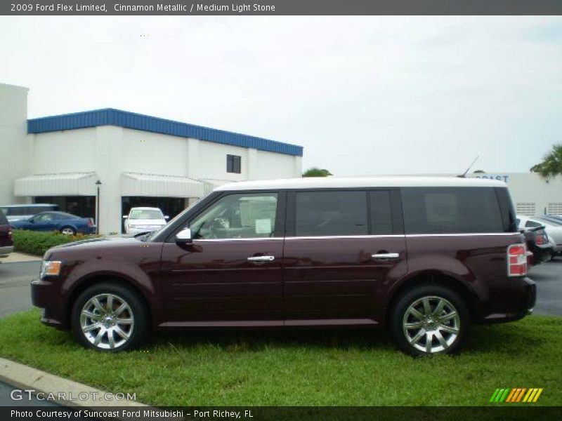 Cinnamon Metallic / Medium Light Stone 2009 Ford Flex Limited