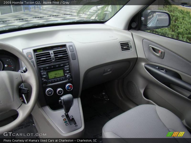 Alpine Frost / Gray 2009 Hyundai Tucson GLS
