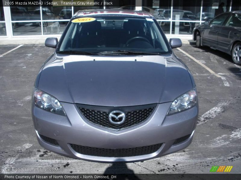 Titanium Gray Metallic / Black 2005 Mazda MAZDA3 i Sedan