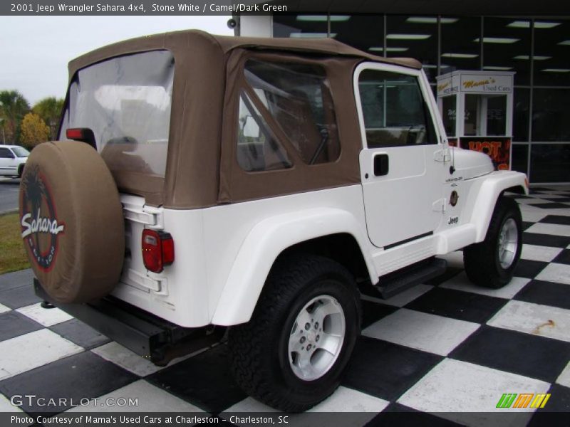  2001 Wrangler Sahara 4x4 Stone White
