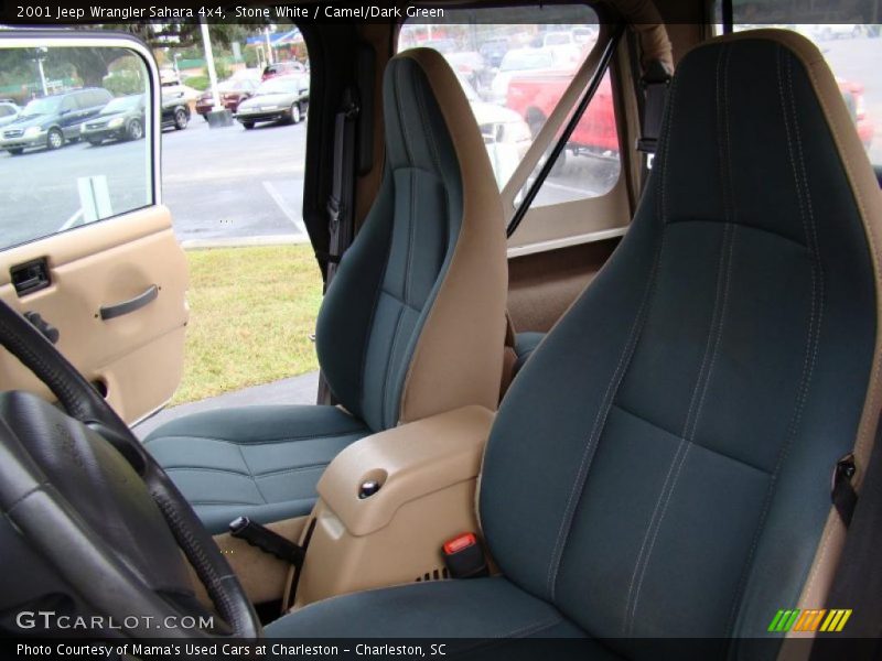  2001 Wrangler Sahara 4x4 Camel/Dark Green Interior