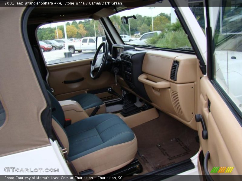  2001 Wrangler Sahara 4x4 Camel/Dark Green Interior