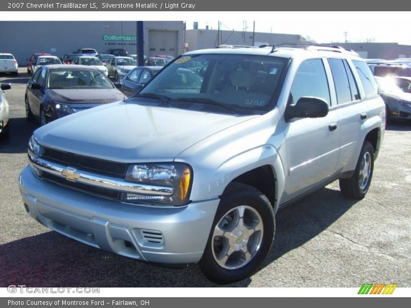 Silverstone Metallic / Light Gray 2007 Chevrolet TrailBlazer LS