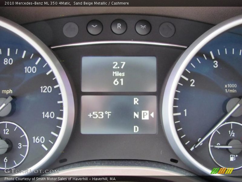 Sand Beige Metallic / Cashmere 2010 Mercedes-Benz ML 350 4Matic