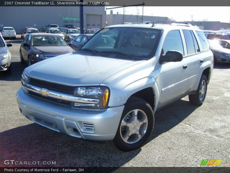 Silverstone Metallic / Light Gray 2007 Chevrolet TrailBlazer LS