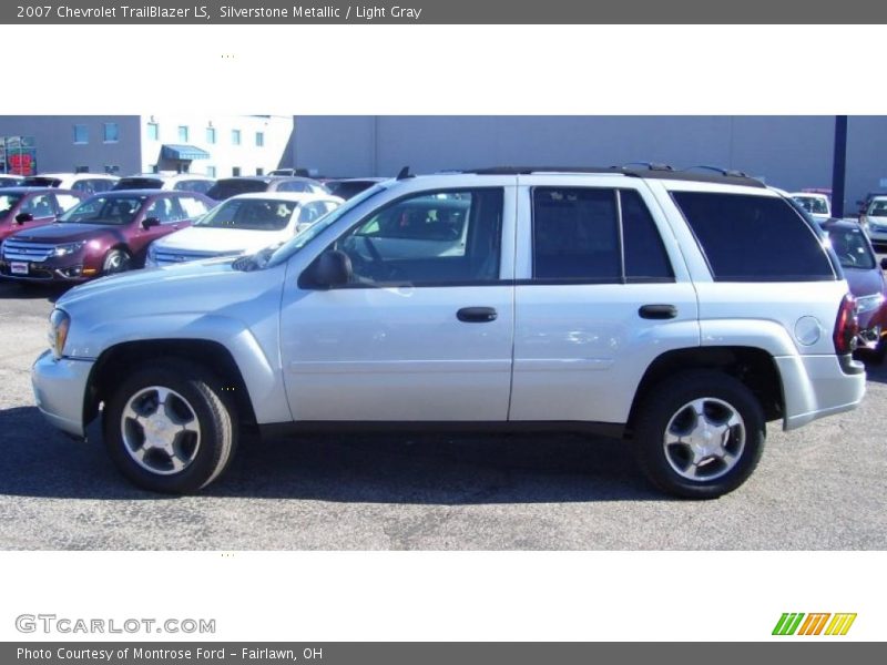 Silverstone Metallic / Light Gray 2007 Chevrolet TrailBlazer LS